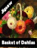 Basket of Dahlias Jigsaw game